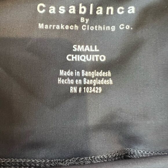 Casablanca leopard cropped leggings, size small - Picture 5 of 10